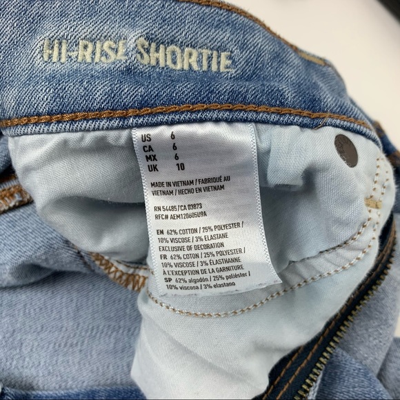 American Eagle Women’s Hi-Rise Shortie Size 6 - Picture 5 of 6